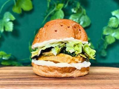 Peanut vegetarian burger