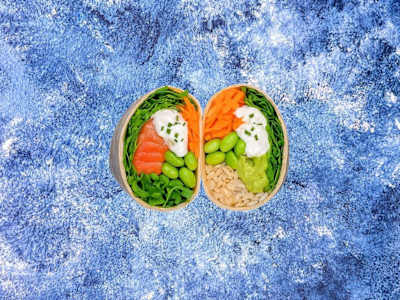 The super salmon wrap