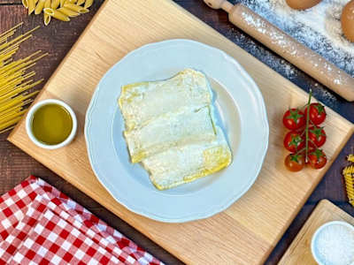 Cannelloni spinaci e ricotta con besciamella