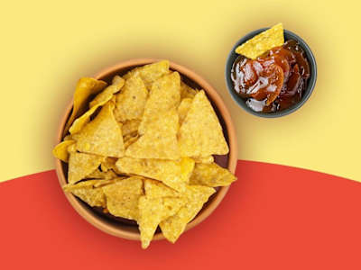 Nachos con Salsa a Scelta