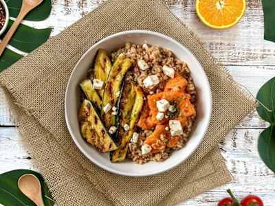 Salmon Feta Bowl - 550 kcal