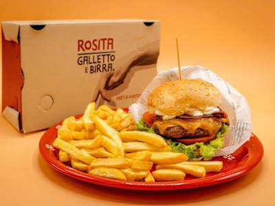 Cheddar burger