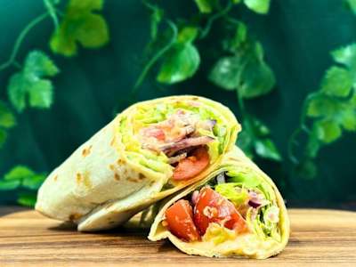 Onion vegetarian wrap