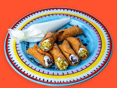 Mini cannoli siciliani