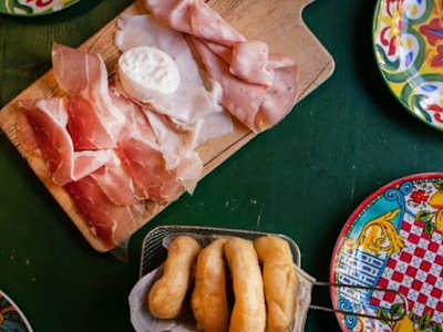 Pizzotto con salumi
