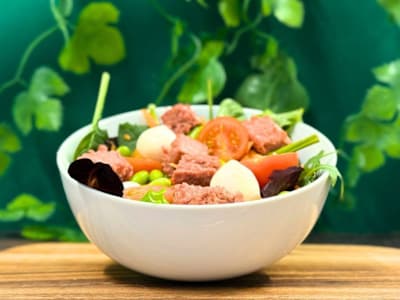 Edamame vegetarian salad
