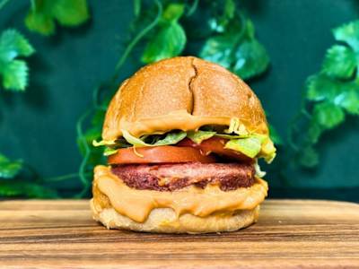 Classic vegetarian burger