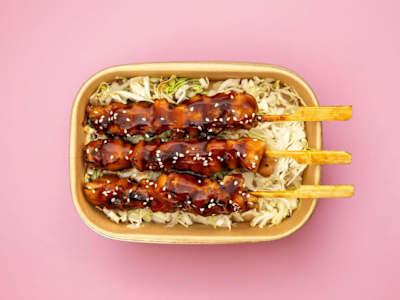 7 Spiedini Di Yakitori Di Pollo 3Pz.