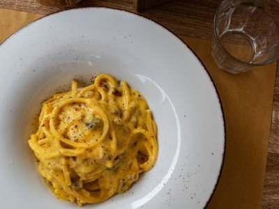 Chitarra alla carbonara