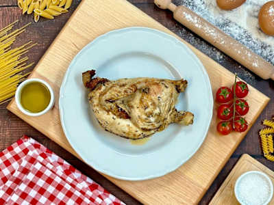 Mezzo pollo arrosto