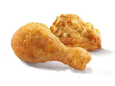 2 Pezzi di pollo con l'osso