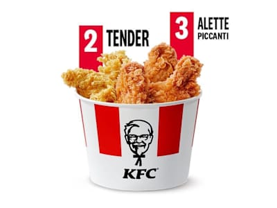 2 Tender Croccanti + 3 Alette piccanti
