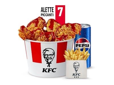 Menu Bucket 7 Alette piccanti Teriyaki Spicy