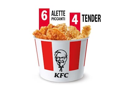 4 Tender Croccanti + 6 Alette piccanti