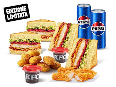 Double Box Meal Colonel’s Red Sandwich