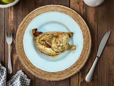 Mezzo pollo arrosto