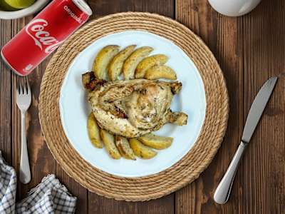 Menù pollo arrosto della bottega