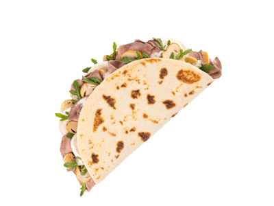 La Vincente con Mix Porcini - Piadina