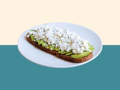 Avocado Toast White Cheese