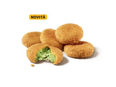 5 Crocchette con spinaci e Parmigiano Reggiano