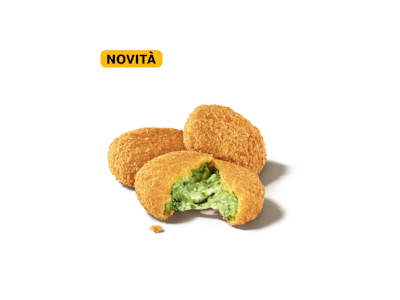 3 Crocchette con spinaci e Parmigiano Reggiano