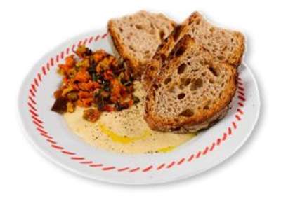 Hummus e verdure