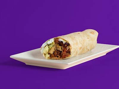 Burrito con Planted Mix di Carne Vegetale Speziata e Pollo Vegetale.