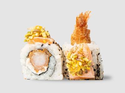 Uramaki Ebi in Orange