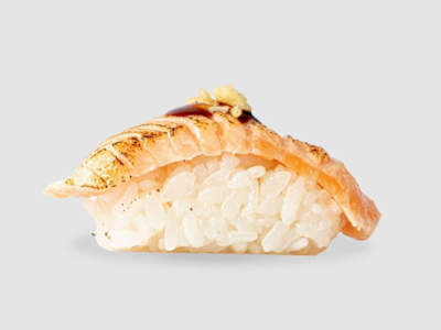 Nigiri Salmon Flambè