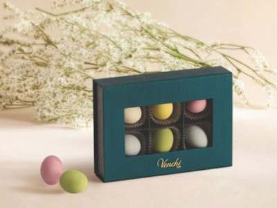 Cofanetto 6 ovetti confettati assortiti 60g
