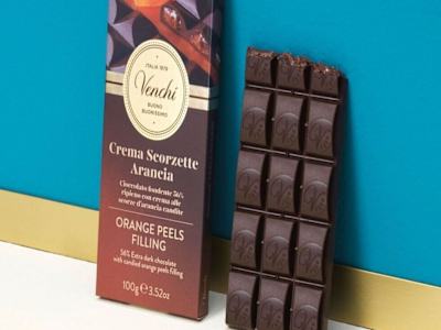 Tavoletta Cioccolato Fondente 56% e Arancia