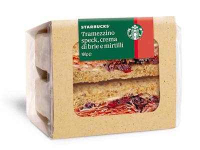 Tramezzino speck brie e mirtilli