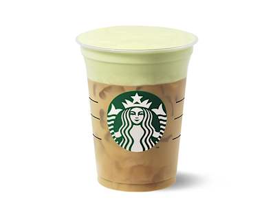 Iced Pistachio Velvet Oat Latte