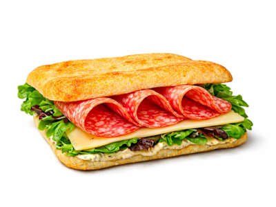 Pan Pinsa al salame